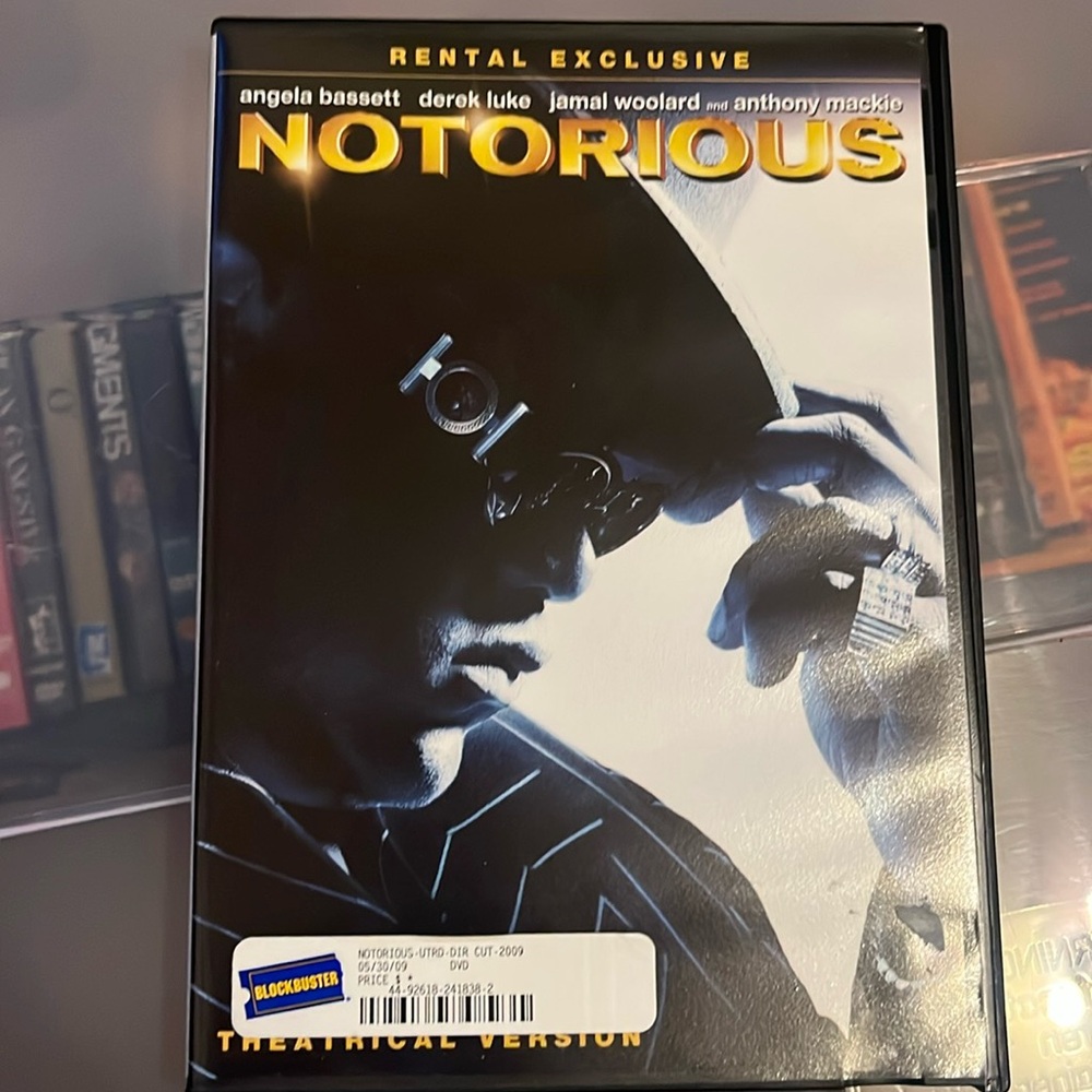 Notorious dvd * free with purchase